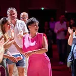 Tanja Žagar doživela enega najbolj čustvenih trenutkov večera: s svojim 86-letim očetom sta ganila vse
