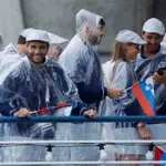 (FOTO) V Parizu otvoritvena slovesnost 33. poletnih olimpijskih iger - dobesedno mokra