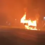 VIDEO Zapaljen autobus prijevoznika koji podupire prosvjede u Srbiji, on poručio: "Sad se, bando, držite dobro!"