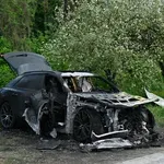 FOTO Skupocjeni automobil u vlasništvu 58-godišnjakinje izgorio na zapadu Zagreba