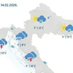 Stiže promjena vremena, dio Hrvatske i pod crvenim upozorenjem: Očekuju se grmljavinska nevremena i snažni udari vjetra