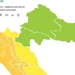 Upaljeni meteoalarmi: Kiša i vjetar u cijeloj zemlji, a ovim regijama prijeti grmljavinsko nevrijeme