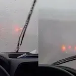 Vozač snimio nevrijeme u Splitu, snimka zabrinula gledatelje