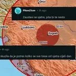 Zagrepčane zbunio potres za vrijeme ionako bučne noći: "Zaustavi se vjetre, pita bi te nešto"