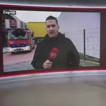 Reporter Dnevnika Nove TV na vatrogasnoj intervenciji: "Nadljudskim naporima nastoje..."
