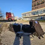 FOTO Pogledajte kako su se dronovima pregledavali ostaci zgrade Vjesnika