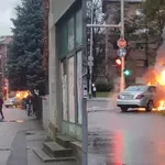 VIDEO Auto u buktinji na zapadu Zagreba: "Vatrogasci su odmah stigli..."