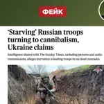 Sunday Times spet laže, tokrat o ruskem kanibalizmu v Ukrajini