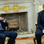 Kako je Merz preživel snidenje s Trumpom: Molči, laskaj in se veseli osvoboditvi od nacistov, a če že omenjaš dedka ...
