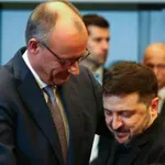 Čigav kancler: Ukrajinci zaupajo Merzu bolj kot Nemci