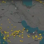 Tako je zdaj videti nebo nad Bližnjim vzhodom: Ves svet v strahu spremlja TO letalo, prizor je strašljiv