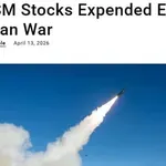 ZDA v vojni proti Iranu porabile celotno zalogo najnovejših visokonatančnih balističnih raket PrSM