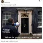 Keir Starmer, sam proti vsem: Ker noče oditi, ga Britanija spreminja v mem (FOTO)