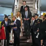 Trump prispel na Kitajsko: Xi ga ni pričakal na letališču, Kitajska objavila štiri »rdeče črte«