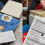 Zelenski po pošti poslal medaljo, ki mu jo je odvzela Poljska (FOTO)