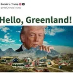 Ku-kuc, Grenlandija! Trump travmatizira arktični otok z novo objavo na omrežjih