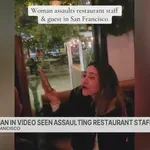 Nasilje nad osebjem: ženska ujeta na videu