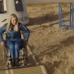 Prva oseba na invalidskem vozičku, ki je poletela v vesolje