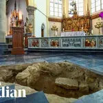 Pod cerkvijo našli ostanke slavnega mušketirja