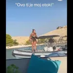 Na Kornatih je izbruhnil hud prepir zaradi vožnje z gliserjem, ženska konča v morju