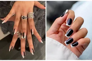 “Tuxedo” manikir je novi elegantni nail trend koji uključuje beli i crni lak