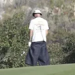 Джъстин Бийбър опика голф игрище