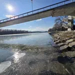 Ледена епоха: Гребният канал на Пловдив замръзна