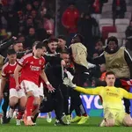 Бенфика увековечи геройството на вратаря Трубин