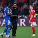 "Жертвата" Винисиус не спрял да сипе обиди срещу играчите на Бенфика (ВИДЕО)