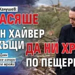Близка на Калушев: Изнасяше черен хайвер от вкъщи да ни храни по пещерите