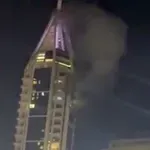 Ударен е небостъргачът Марина в Дубай