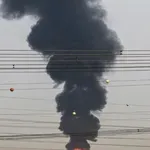 След удар с дрон: Пламна нефтеното находище "Шах" в Абу Даби