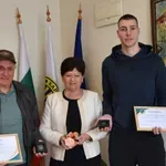 Харманлийски почести за Саръбоюков и треньора му