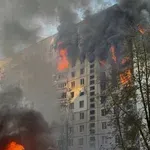 Руски дронове разрушиха сгради в Харков, има ранени