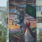 Стенопис за Априлското въстание се появи върху панелка в София