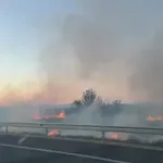 Радост за шофьорите: Потушен е пожарът край "Тракия"