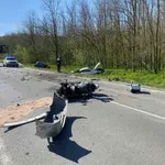 Кърваво меле на пътя Русе - Варна, две коли и мотор се сблъскаха