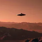 Летяща чиния оглежда Марс