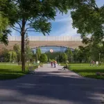 Асфалтираха централната алея пред "Армията" (ВИДЕО)