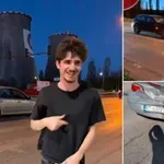 ВИДЕО: Тъп инфлуенсър си размаза колата, излезе да попее, докато другият шофьор бере душа