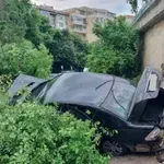 Нова гонка с мигранти завърши със зрелищна катастрофа в Бургас