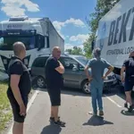 Мелето в Монтанско: Ударили са се 3 камиона и кола