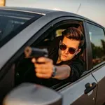 Екшън в Пловдив! Шофьор извади пистолет на оживен булевард