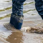 Порой заля къщи и улици във варненското село Войводино
