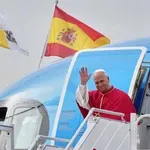 Самолетът на папа Лъв XIV