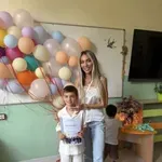 Златка Райкова по зърна в училището на сина си