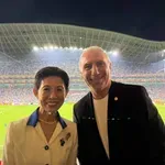 Камата редом до японска принцеса на мач номер 1000 от Световното по футбол