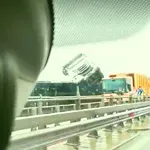 Зверска катастрофа с тир на АМ „Хемус“, движението е блокирано (СНИМКА)