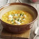 Рибена супа с ориз и шарфран