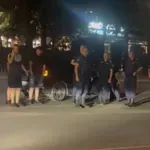 Масов бой с преследване в центъра на нощна София (снимки)